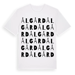 Ålgård ordlek t-shirt – ekologisk bomull t-shirt från Pinshirt