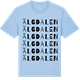 Blue Soul t-shirt med Älgdalen ordlek t-shirt