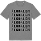 Mid Heather Gray t-shirt med Älgdalen ordlek t-shirt