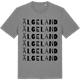 Mid Heather Gray t-shirt med Älgeland ordlek t-shirt