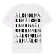 White t-shirt med Älgholmarna ordlek t-shirt