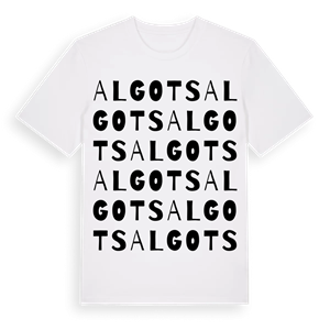 Algots ordlek t-shirt – ekologisk bomull t-shirt från Pinshirt