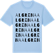 Blue Soul t-shirt med Algrena ordlek t-shirt