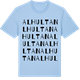 Blue Soul t-shirt med Alhultan ordlek t-shirt