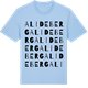 Blue Soul t-shirt med Alideberg ordlek t-shirt