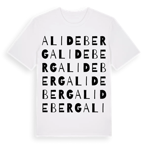Alideberg ordlek t-shirt – ekologisk bomull t-shirt från Pinshirt