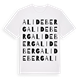 Alideberg ordlek t-shirt