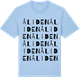 Blue Soul t-shirt med Åliden ordlek t-shirt