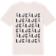 Vintage White t-shirt med Älje ordlek t-shirt