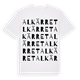Alkärret ordlek t-shirt