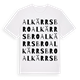 Alkärrsbro ordlek t-shirt