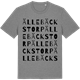 Mid Heather Gray t-shirt med Ällebäckstorp ordlek t-shirt
