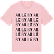 Pink Cotton t-shirt med Alleby ordlek t-shirt