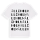 Ålleholm ordlek t-shirt