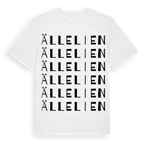 Ällelien ordlek t-shirt – ekologisk bomull t-shirt från Pinshirt