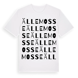 Ällemosse ordlek t-shirt – ekologisk bomull t-shirt från Pinshirt