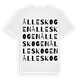 Ålleskogen ordlek t-shirt