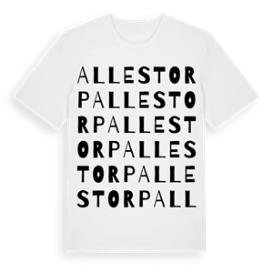 Allestorp ordlek t-shirt – ekologisk bomull t-shirt från Pinshirt