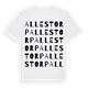 Allestorp ordlek t-shirt