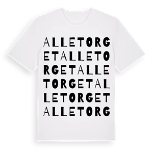 Alletorget ordlek t-shirt – ekologisk bomull t-shirt från Pinshirt