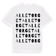 Alletorget ordlek t-shirt