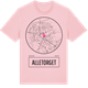 Pink Cotton t-shirt med Alletorget t-shirt