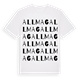Allmag ordlek t-shirt