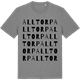 Mid Heather Gray t-shirt med Alltorp ordlek t-shirt