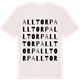 Vintage White t-shirt med Alltorp ordlek t-shirt