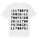 Alltorpsängen ordlek t-shirt
