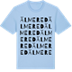 Blue Soul t-shirt med Älmered ordlek t-shirt
