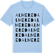 Blue Soul t-shirt med Almered ordlek t-shirt