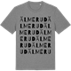 Mid Heather Gray t-shirt med Älmerud ordlek t-shirt