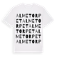 Almetorpet ordlek t-shirt