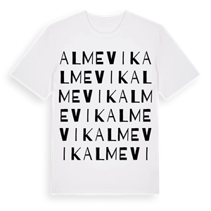 Almevik ordlek t-shirt – ekologisk bomull t-shirt från Pinshirt