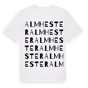 Almhester ordlek t-shirt – ekologisk bomull t-shirt från Pinshirt