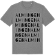 Mid Heather Gray t-shirt med Almingen ordlek t-shirt