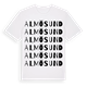 Almösund ordlek t-shirt