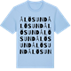 Blue Soul t-shirt med Ålösund ordlek t-shirt