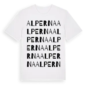 Alperna ordlek t-shirt – ekologisk bomull t-shirt från Pinshirt