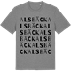 Mid Heather Gray t-shirt med Alsbäck ordlek t-shirt