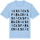 Blue Soul t-shirt med Alsbäcksparken ordlek t-shirt