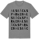 Mid Heather Gray t-shirt med Alsbäcksparken ordlek t-shirt