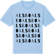 Blue Soul t-shirt med Alsbo ordlek t-shirt
