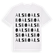 Alsbo ordlek t-shirt