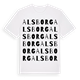 Alsborg ordlek t-shirt