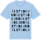 Blue Soul t-shirt med Ålstadlund ordlek t-shirt