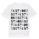 Ålstadnäset ordlek t-shirt