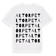 Altorpet ordlek t-shirt