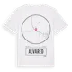 White t-shirt med Alvared t-shirt